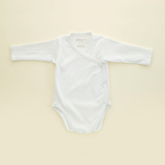 Body blanco de manga larga de bebé 5421401000